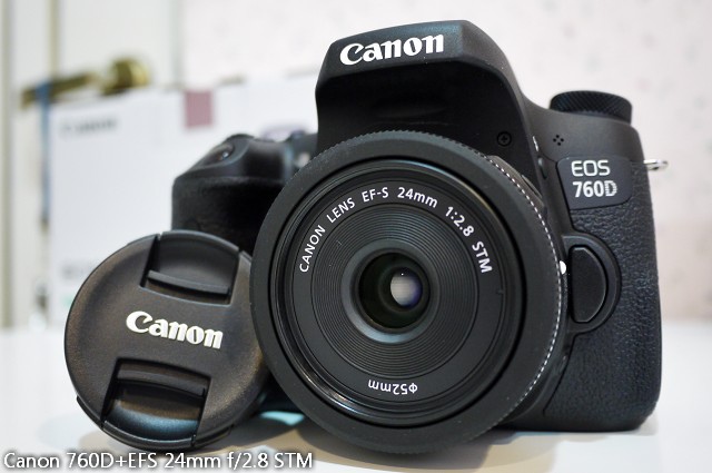 【相機開箱】Canon 760D+EFS 24mm f/2.8 STM 單眼/定焦鏡開箱分享文 - 奇奇一起玩樂趣