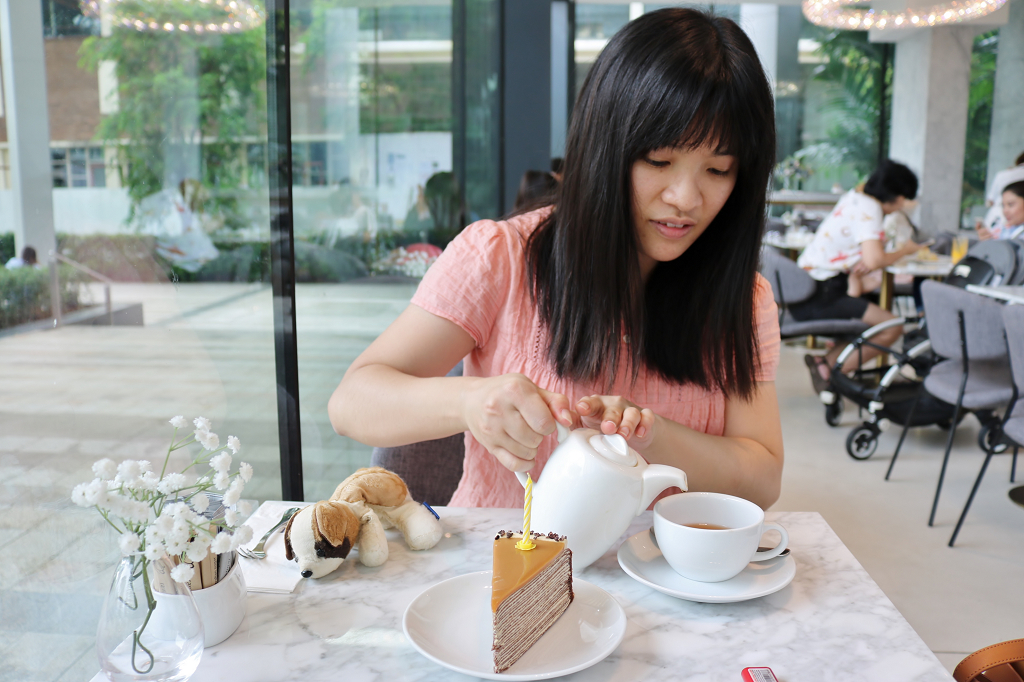 新加坡｜Lady M(South Beach) 季節限定千層蛋糕．新加坡咖啡廳推薦 - 奇奇一起玩樂趣