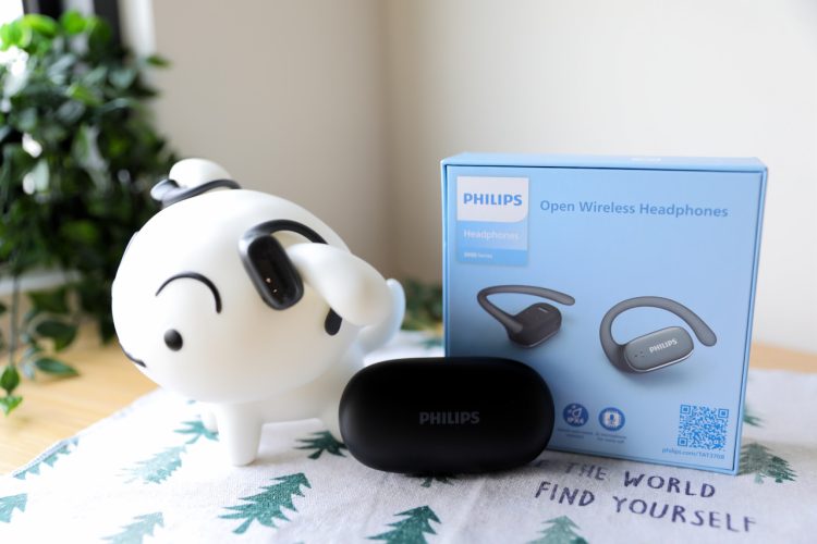 PHILIPS 22h長續航氣傳導真無線運動耳機-TAT3708 IPX4 開放式耳掛藍牙耳機推薦! IPX4防水等級,戶外運動遇雨也不怕! - 奇奇一起玩樂趣