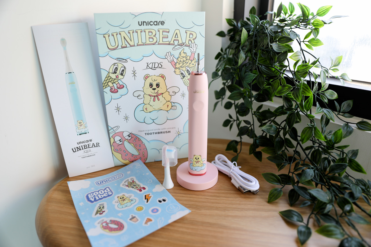 兒童電動牙刷推薦! unicare unibear兒童電動牙刷 防蛀牙必備!讓孩子愛上刷牙,養成自主刷牙的好習慣~ - 奇奇一起玩樂趣