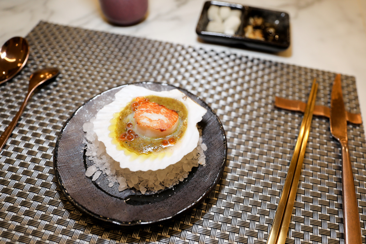 台南美食 明水然．樂(台南中山店) Google 評論4.8高分，頂級無菜單鐵板燒推薦! 龍蝦這麼吃,道道驚艷! - 奇奇一起玩樂趣