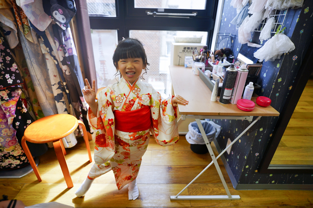東京和服租借推薦! 日本親子和服初體驗 江戶和裝工房雅和服(淺草站前店) - 奇奇一起玩樂趣