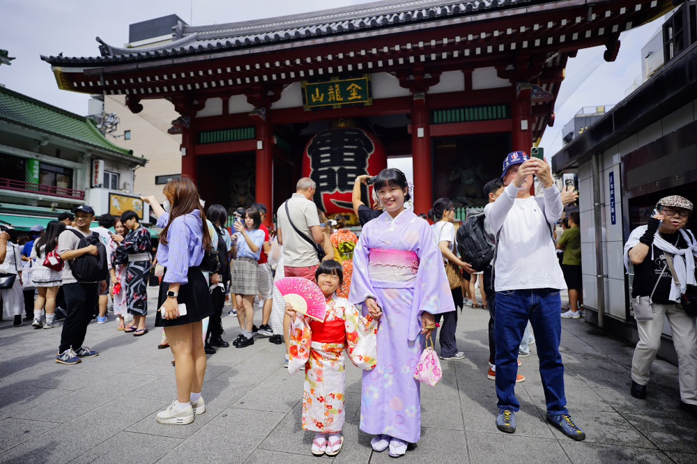 東京和服租借推薦! 日本親子和服初體驗 江戶和裝工房雅和服(淺草站前店) - 奇奇一起玩樂趣