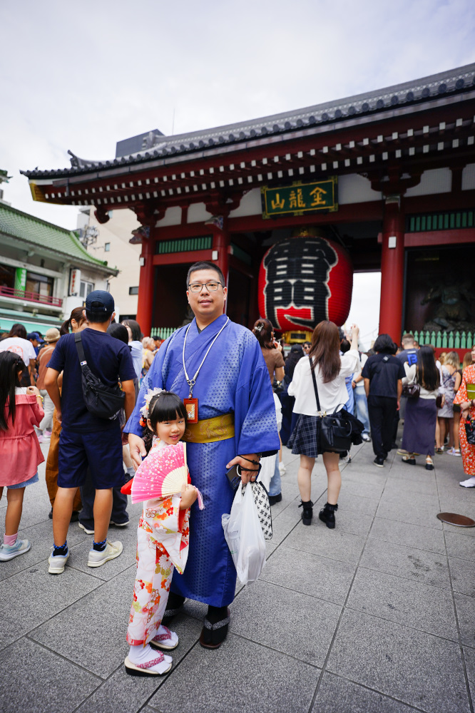 東京和服租借推薦! 日本親子和服初體驗 江戶和裝工房雅和服(淺草站前店) - 奇奇一起玩樂趣