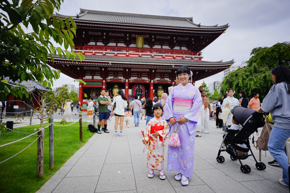 東京和服租借推薦! 日本親子和服初體驗 江戶和裝工房雅和服(淺草站前店) - 奇奇一起玩樂趣