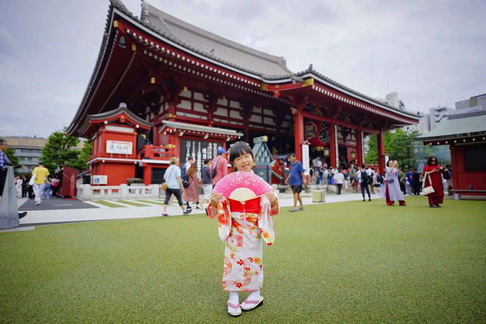 東京和服租借推薦! 日本親子和服初體驗 江戶和裝工房雅和服(淺草站前店) - 奇奇一起玩樂趣