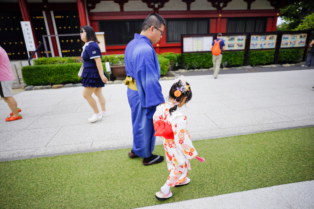 東京和服租借推薦! 日本親子和服初體驗 江戶和裝工房雅和服(淺草站前店) - 奇奇一起玩樂趣
