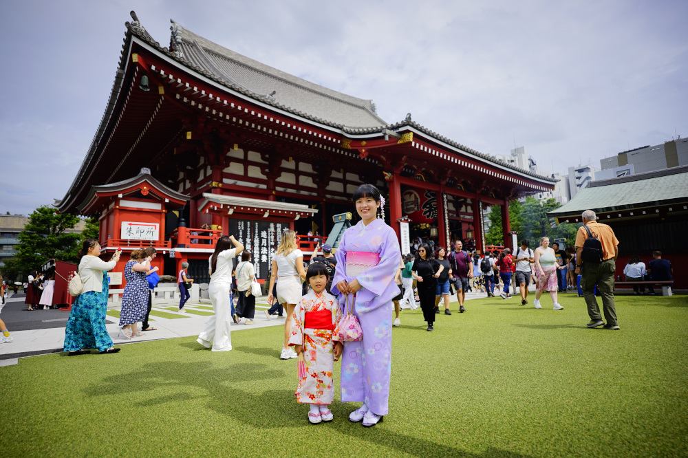 東京和服租借推薦! 日本親子和服初體驗 江戶和裝工房雅和服(淺草站前店) - 奇奇一起玩樂趣