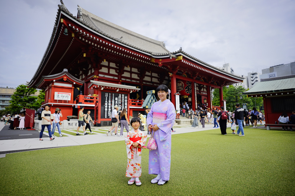 東京和服租借推薦! 日本親子和服初體驗 江戶和裝工房雅和服(淺草站前店) - 奇奇一起玩樂趣