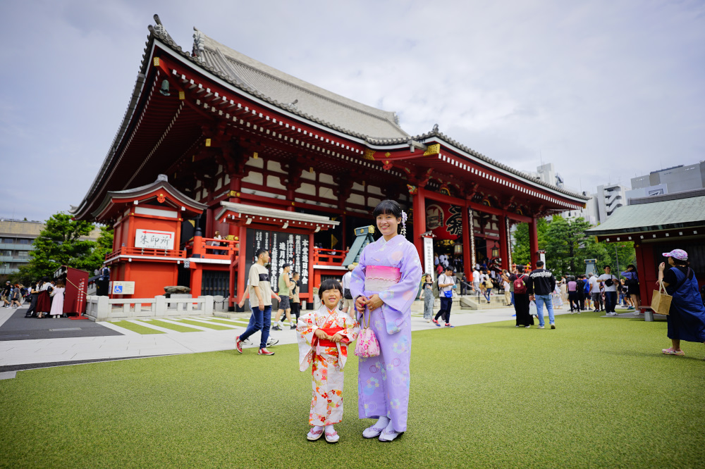東京和服租借推薦! 日本親子和服初體驗 江戶和裝工房雅和服(淺草站前店) - 奇奇一起玩樂趣