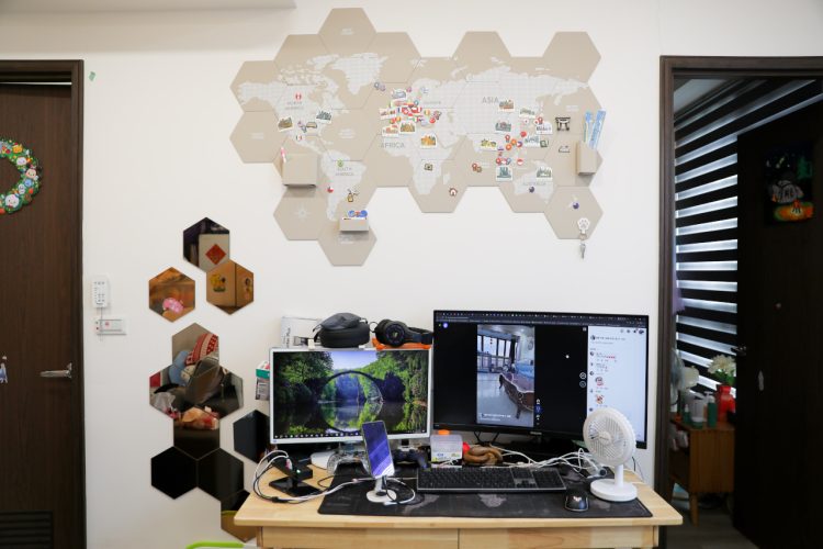 LHiDS Creative EasyHouse世界地圖收納磚 我們家的旅遊紀錄! 居家生活裝飾+磁吸收納盒 - 奇奇一起玩樂趣