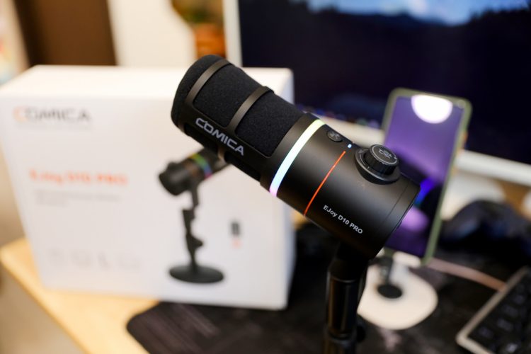 COMICA EJoy D10 PRO 無線動圈麥克風 直播.電競遊戲實況主.Podcast錄製.影音創作收音好幫手 - 奇奇一起玩樂趣